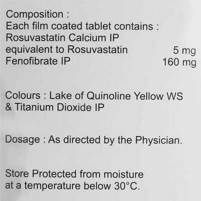 Rosufit F 5/160mg Strip Of 15 Tablets