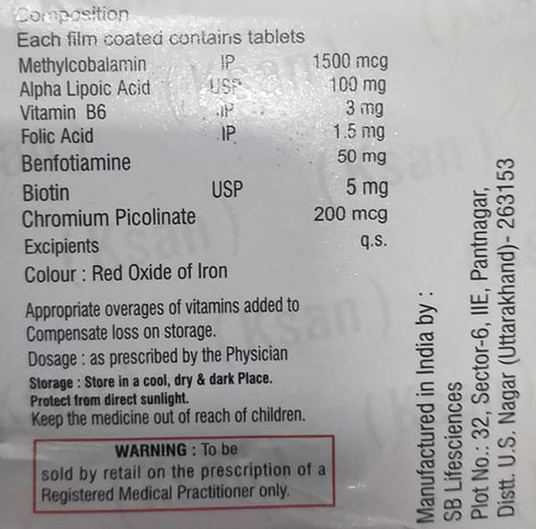 Ksan Strip Of 10 Tablets