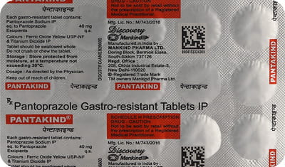 Pantakind 40mg Strip Of 15 Tablets