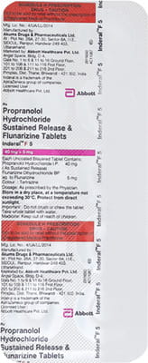 Inderal F 5mg Strip Of 10 Tablets