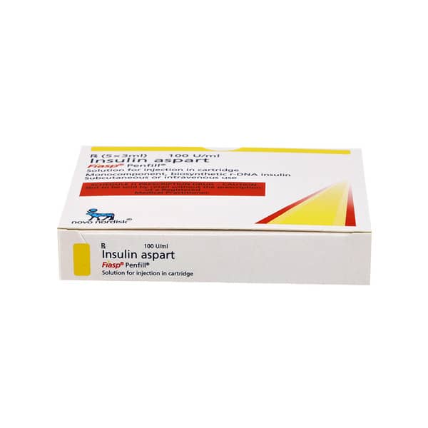 Fiasp Penfill 100Iu Cartridge Of 3Ml Solution For Injection