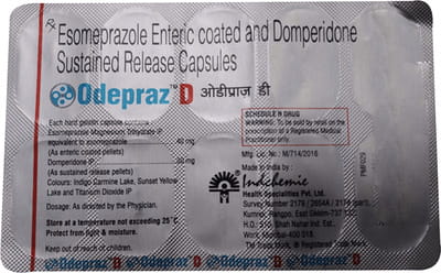 Odepraz D Strip Of 10 Capsules