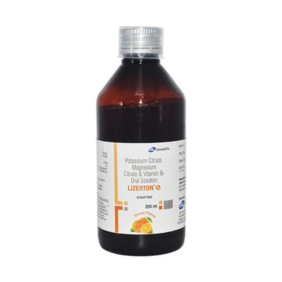 Lizerton B6 Orange Flavour Sugar Free Oral Solution 200ml
