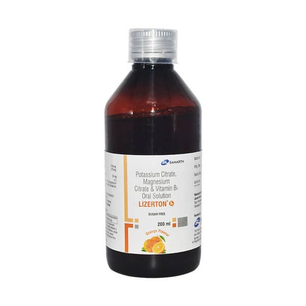 Lizerton B6 Orange Flavour Sugar Free Oral Solution 200ml