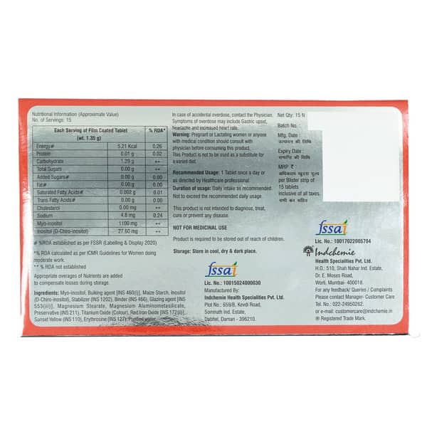 Ovafirm Od Strip Of 15 Tablets