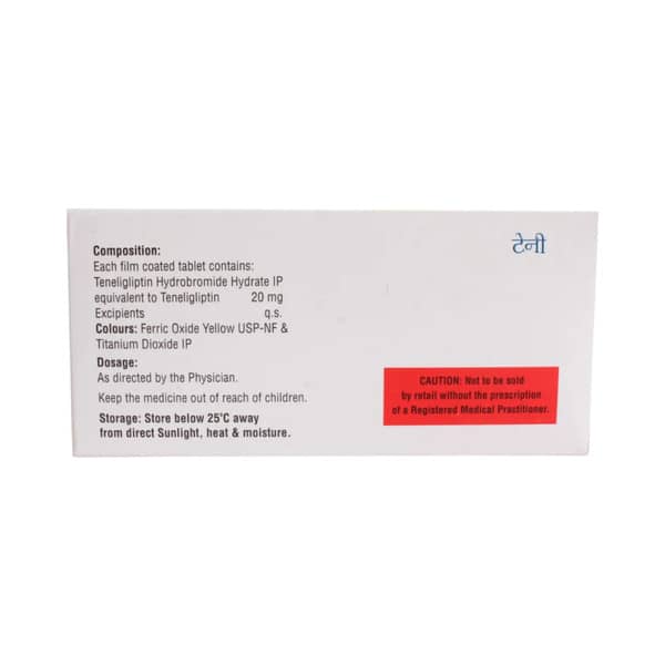 Tenee 20mg Strip Of 10 Tablets