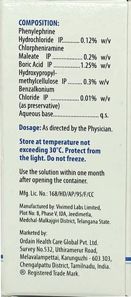 Decomic Bottle Of 10Ml Eye Drops