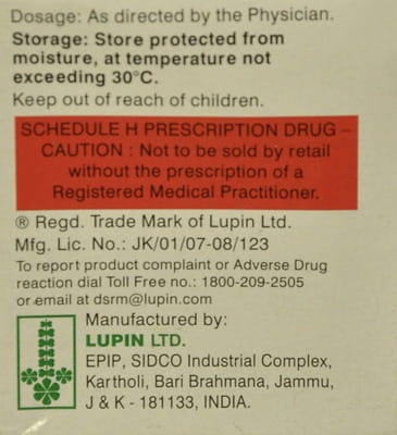 Glador 3mg Strip Of 15 Tablets