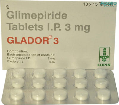 Glador 3mg Strip Of 15 Tablets