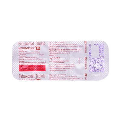 Normoric Er 40mg Strip Of 10 Tablets