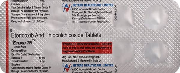 Etoro Th Strip Of 10 Tablets