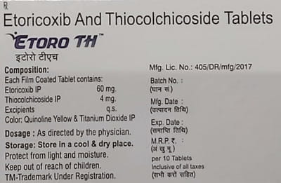 Etoro Th Strip Of 10 Tablets