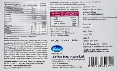 Glucozone Ct Plus Strip Of 10 Tablets