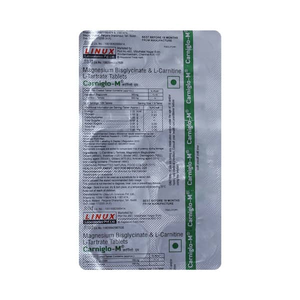 Carniglo M Strip Of 10 Tablets