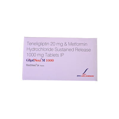 Gliptinext M 1000mg Strip Of 10 Tablets