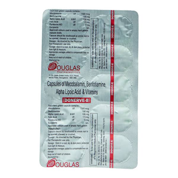 Donerve B Strip Of 10 Capsules