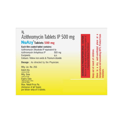 Nuazy 500mg Strip Of 5 Tablets