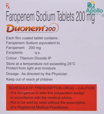 Duonem 200mg Strip Of 6 Tablets