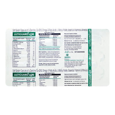 Ultiguard Lq10 Strip Of 10 Capsules
