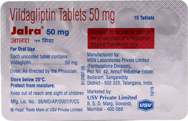 Jalra 50mg Tablet