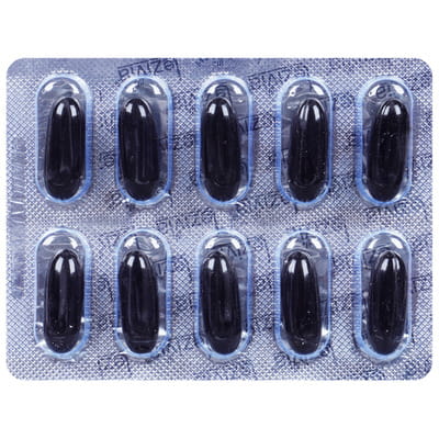 Eq Zivia Plus Strip Of 10 Softgel Capsules