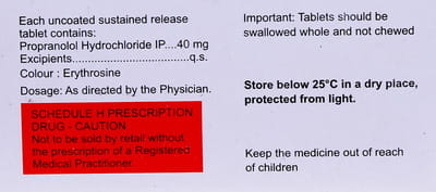 Migrabeta Tr 40mg Strip Of 15 Tablets