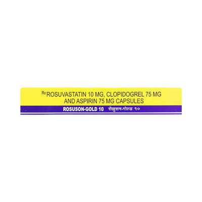 Rosuson Gold 10mg Strip Of 10 Capsules