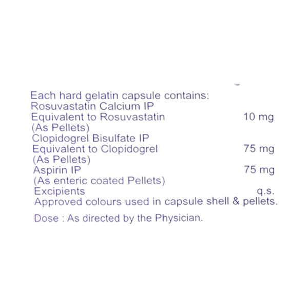 Rosuson Gold 10mg Strip Of 10 Capsules