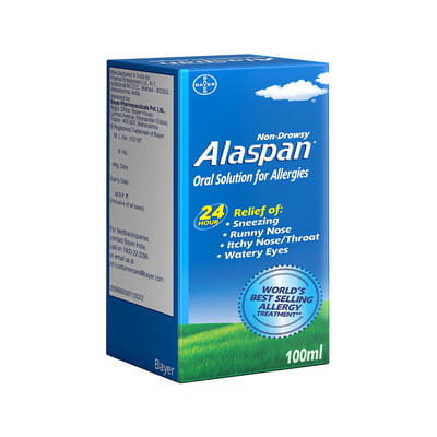 Alaspan Bottle Of 100ml Syrup