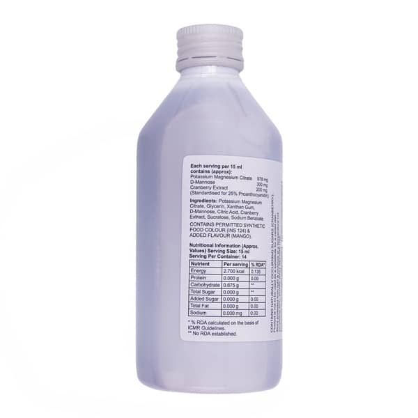Cranpac Km Sugar Free Bottle Of 210Ml Suspension