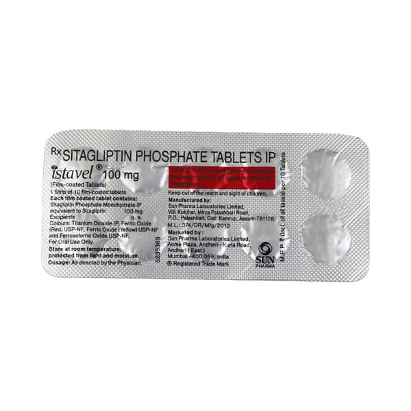 Istavel 100mg Strip Of 10 Tablets