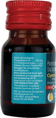 Cipmol Pineapple Flavour Bottle Of 15ml Oral Drops