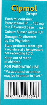 Cipmol Pineapple Flavour Bottle Of 15ml Oral Drops