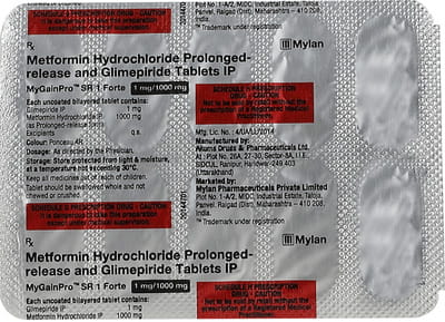 Mygain Pro Sr 1mg Forte Strip Of 10 Tablets