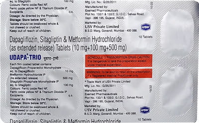 Udapa Trio Strip Of 10 Tablets