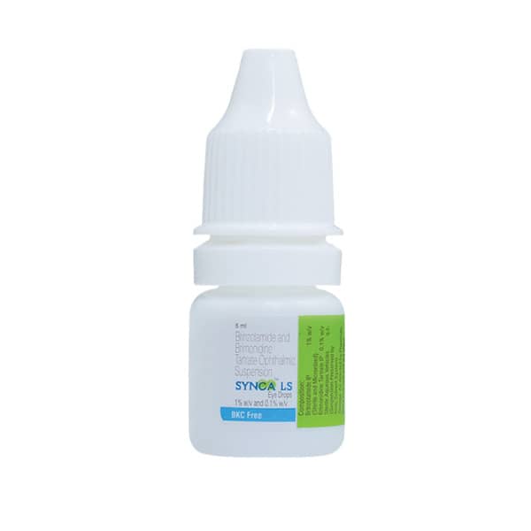 Synca Ls Bkc Free Bottle Of 5ml Eye Drops