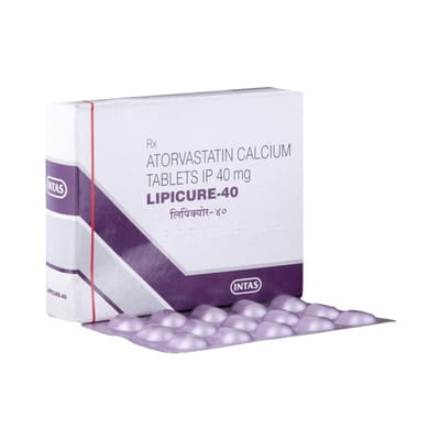 Lipicure 40 Strip Of 10 Tablets