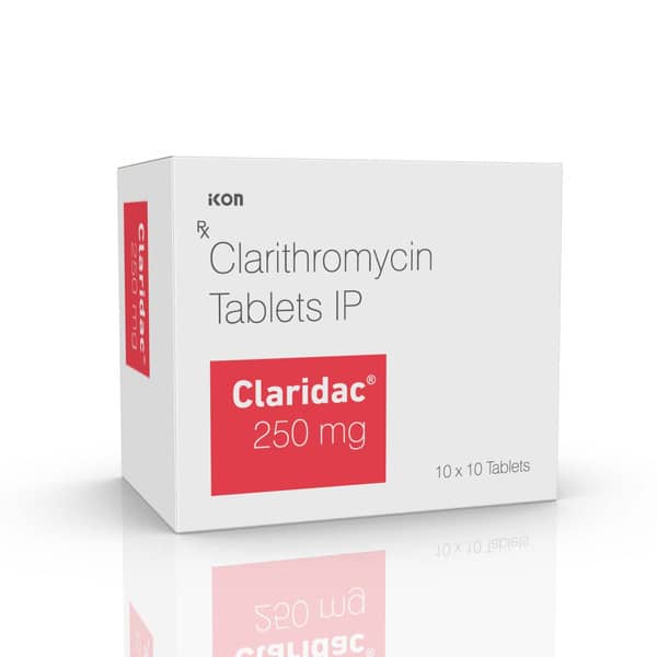 Claridac 250Mg Strip Of 10 Tablets