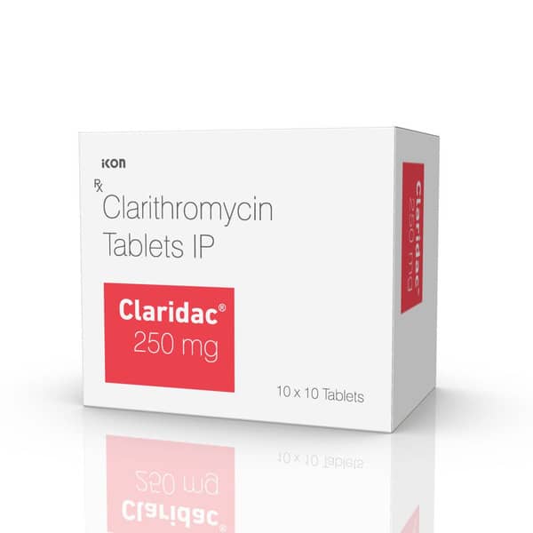 Claridac 250Mg Strip Of 10 Tablets
