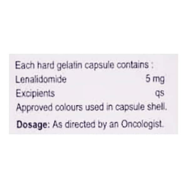Lenofect 5Mg Bottle Of 10 Capsules