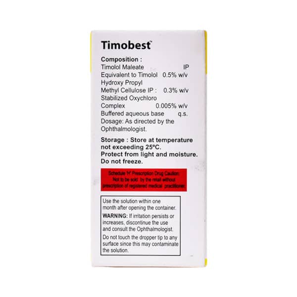 Timobest Bottle Of 5ml Eye Drops