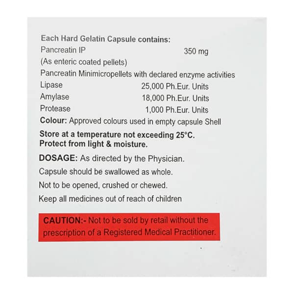 Cad Pan Pe 25k Strip Of 10 Capsules