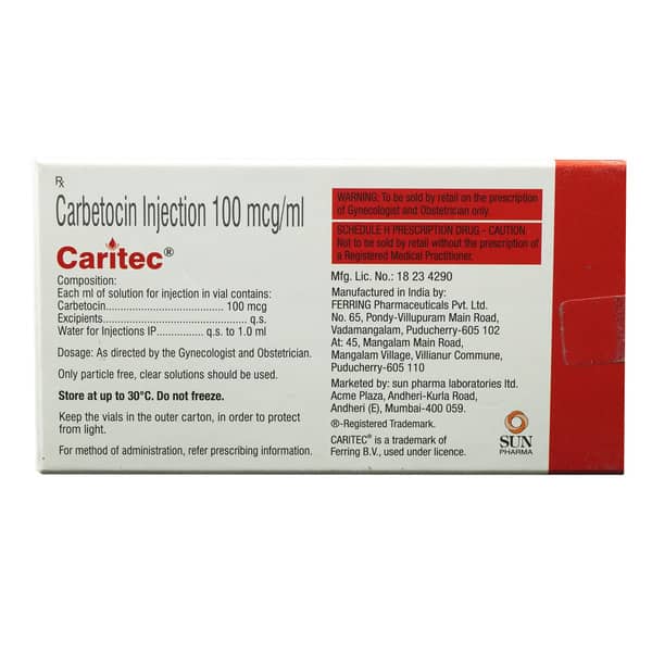 Caritec Vial Of 1ml Solution For Injection