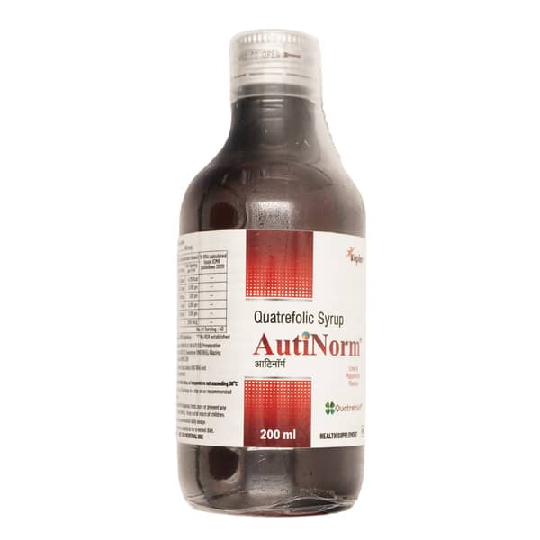 Autinorm Lime And Peppermint Flavour Bottle Of 200ml Syrup