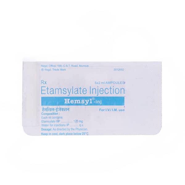 Hemsyl 125 Mg Injection 2 Ml