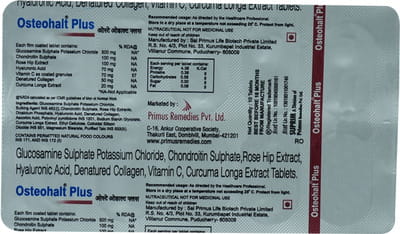 Osteohalt Plus Strip Of 10 Tablets