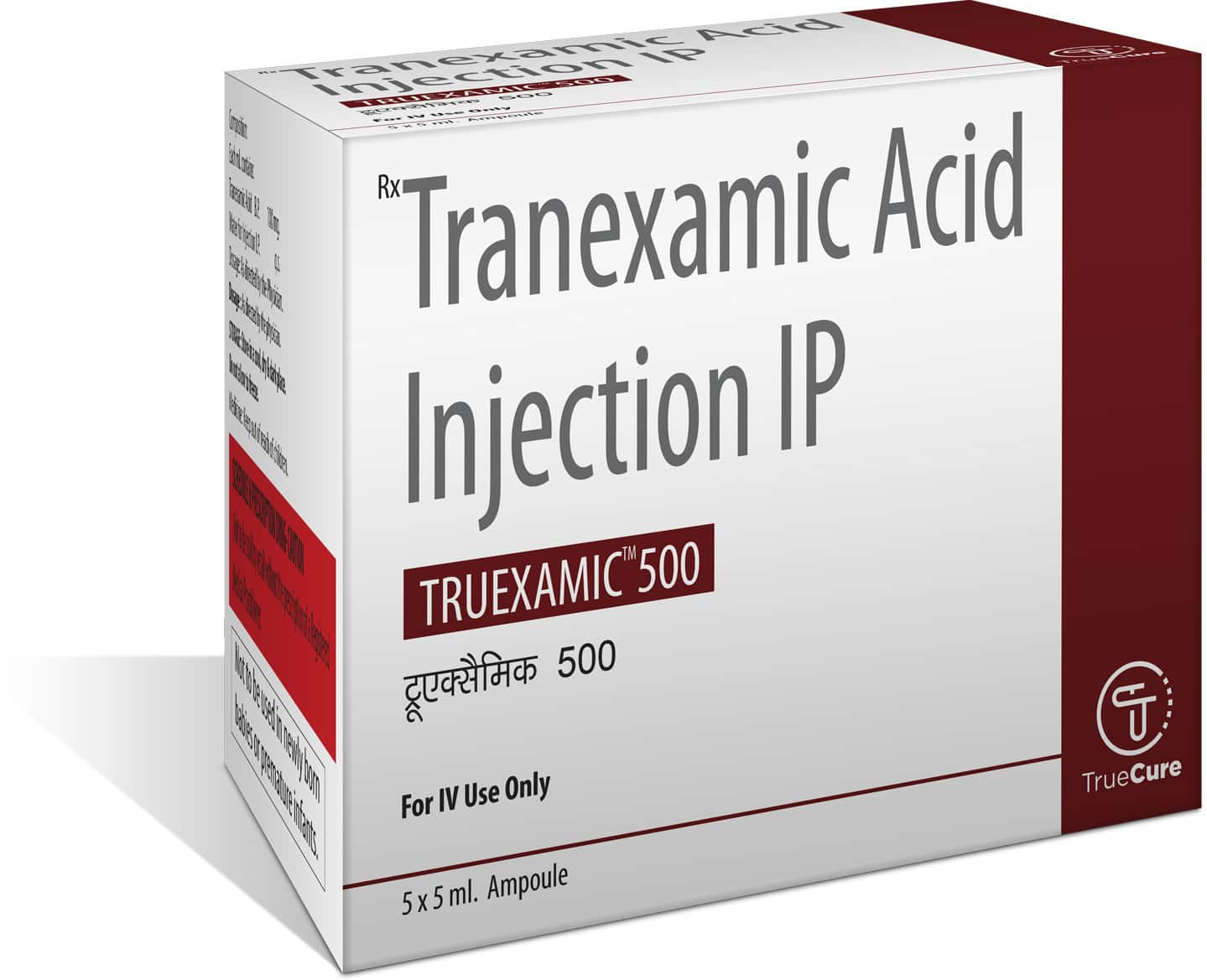 truexamic 500mg ampoule of 5ml injection