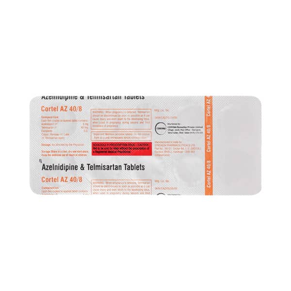Cortel Az 40/8mg Strip Of 10 Tablets
