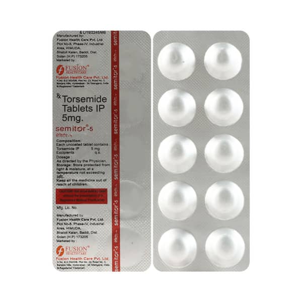 Semitor 5mg Strip Of 10 Tablets