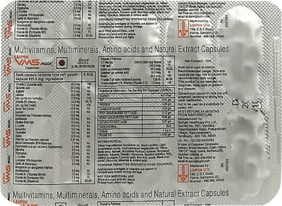 Vms Max Strip Of 10 Capsules